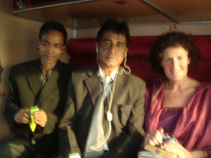 2 On train with Majhar and Thakur